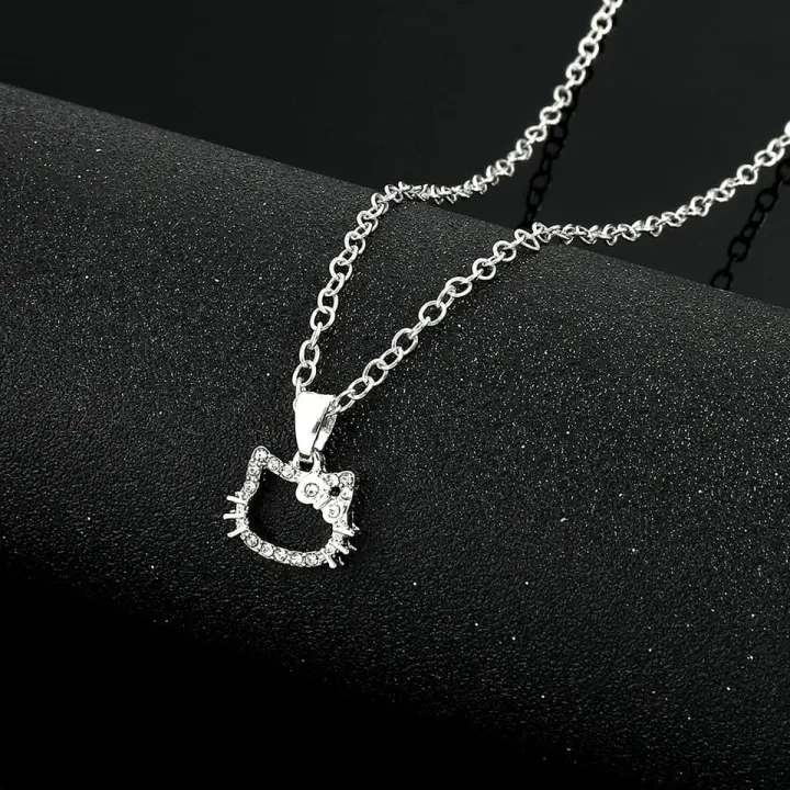New%20%20Cute%20Hello%20Kitty%20Necklace%20Chain%20For%20Women%20-%20Image%205