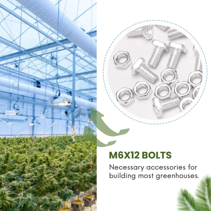 100%20Pcs%20M6X12mm%20Greenhouse%20Nuts%20and%20Bolts%20Greenhouse%20Repair%20Kit%20-%20Image%207