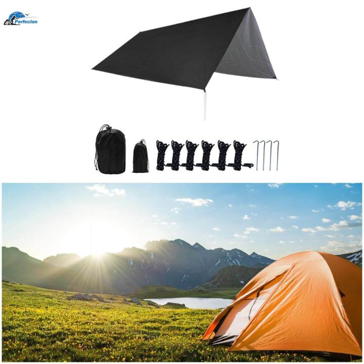Camping%20Tarp%20with%20Storage%20Bag%20Rain%20Tarp%20Shelter%20for%20Hiking%20Travel%20Garden%20-%20Image%208