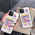 For Infinix Note 10 11 Pro Back Cover Case glass Fashion Cartoon Kirby Shockproof Camera Lens Protector Phone Cases. 