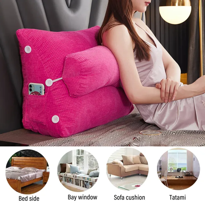 Make%20you%20feel%20comfortable40x45x22cm%20Adjustable%20Velvet%20Triangle%20Back%20Wedge%20Cushion%20Soft%20Support%20Pillow%20-%20Image%206