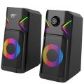 Havit SK201 RGB 2.0 Wired Stereo Gaming Speaker.