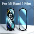 Mi Band 7 screen protector / band 7 Tempered Glass For Full Curved Screen 3D Soft Glass Protective Film. 