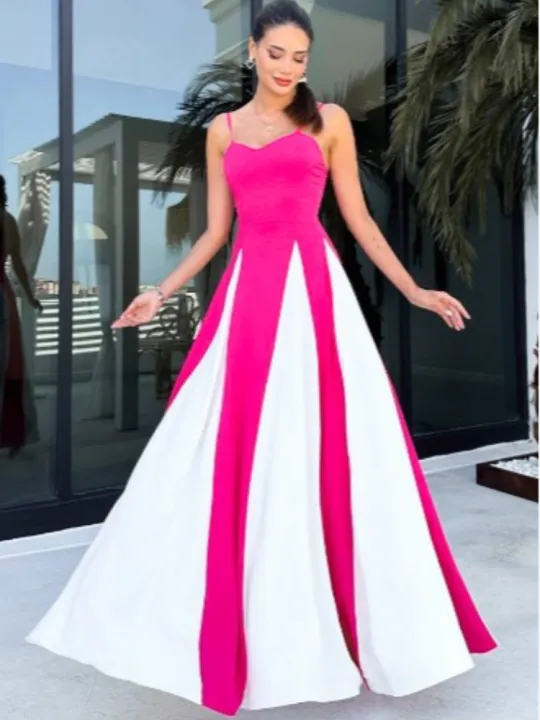 Fashion%20Contrasting%20Color%20Spaghetti%20Strap%20Dress%20For%20Women%20Elegant%20Gauze%20Backless%20A-line%20Long%20Dresses%20New%20Lady%20Party%20Evening%20Gown%20-%20Image%205