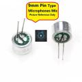 2Pcs- Electret Condenser Microphones 9mm Multipurpose Microphone Mini MIC Cartridge 2 Pin Type. 