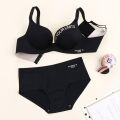 Bra and Panty for Women Heavy Padded New Design Push Up Bra and Panty Sets. 