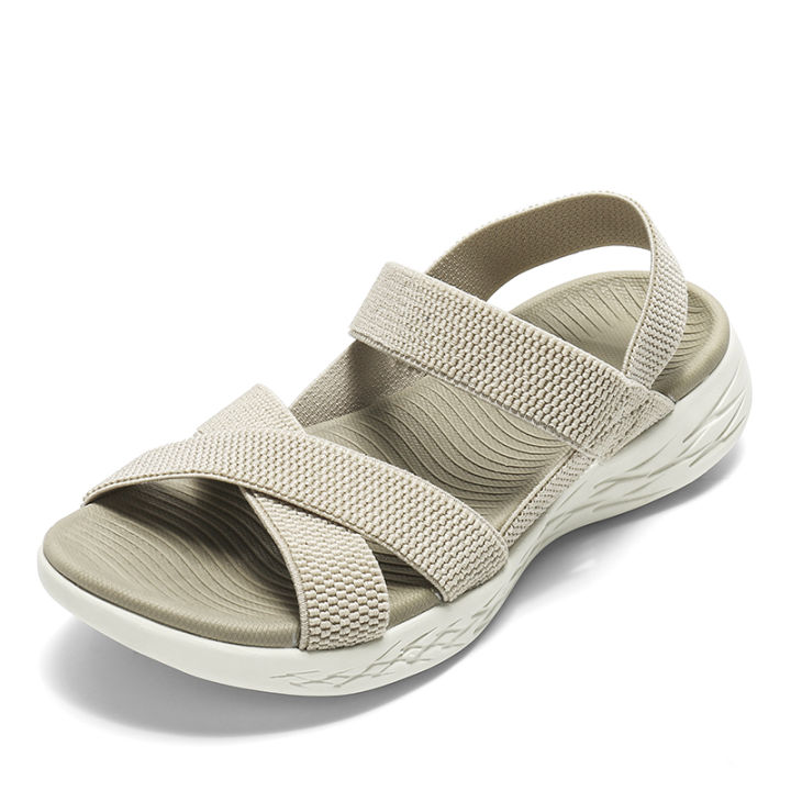 Women Hiking Sandals, Comfortable Casual Sandals with Resilient Webbing for Athletic Beach Outdoor Walking