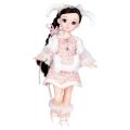 30cm Bjd Girls Toys 20 Removable Joint Dolls Fashion Dress Make Up Dolls Plastic Body Full Set Play House Doll. 