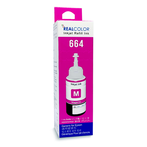Realcolor 664 Inkjet Refill Ink Magenta Bottle