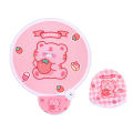 Collapsible Fan Creative Summer Small Fresh Cute Cartoon Portable Cool Fan Hand Fan Round Pocket Fan New Cherry Super Store.