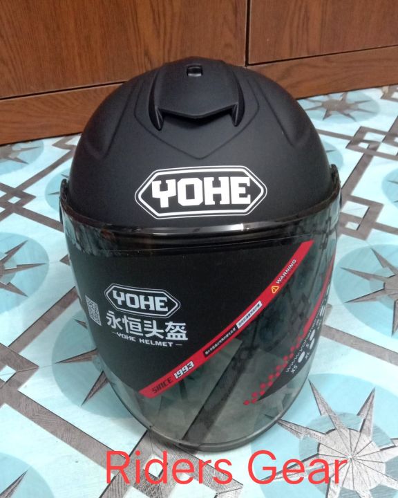Yohe%20Matt%20Black%20Halfface%20Helmet%20For%20Riding%20Bike%20882-B%20-%20Image%205