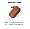 PU Leather Car Key Wallets Men Key Holder Housekeeper Keys Organizer Women Keychain Covers Zipper Key Case Bag Pouch Purse. 