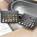 New Trendy 12 Pairs Pearl Stud Earrings Set for Girls Simple Stylish - Trendy Earrings Set for Women.