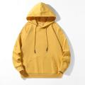 KKSKY Oversize Hoodie Sweatshirts Men Cotton Basic Pullover Streetwear Hop Solid Hoodies Men Clothing Black We Pull Homme.
