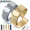 18 20 22 24mm Quick Release Universal Milanese Watch Strap Stainless Steel Watch Band Replacement Bracelet Watch Accessories.