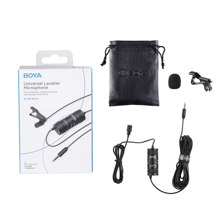 BOYA%20BY-M1%20PRO%20II%203.5mm%20Lavalier%20Lapel%20Microphone%20for%20Mobile%20Phone%20PC%20Laptop%20Camera%20Wired%20Microphone%20for%20Speaking%20Audio%20Vlogging%20-%20Image%209