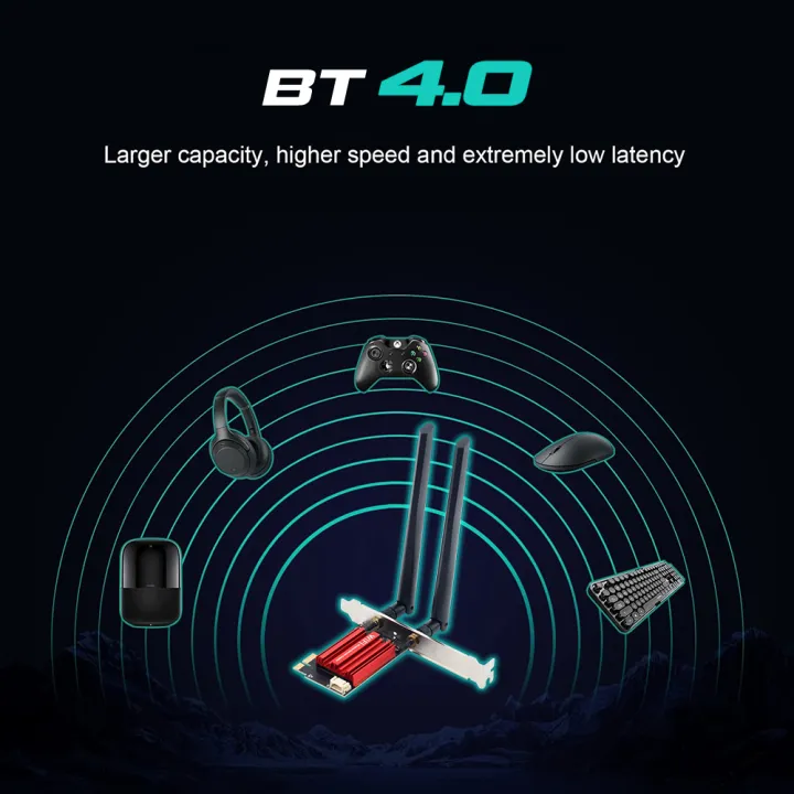 WiFi%205%20PCI-E%20Wireless%20Adapter%20AC1200%20Network%20Card%20Dual%20Band%202.4G/5GHz%20802.11AC%20For%20Bluetooth%204.0%20Desktop%20Windows%207/8/10/11%20-%20Image%204