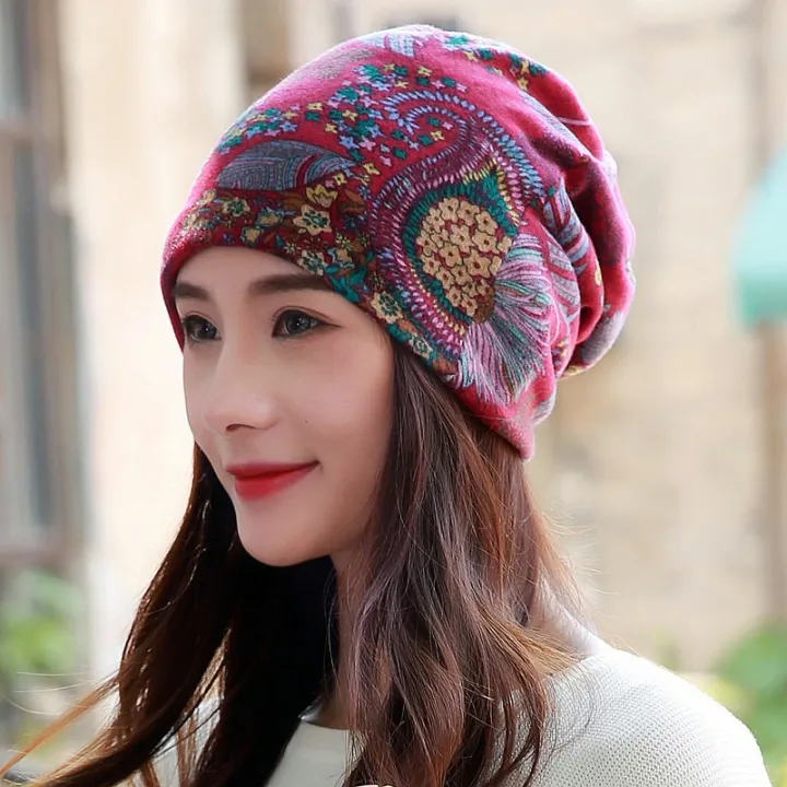 LongKeeper%206%20Colors%20Women%20Beanies%20Caps%20Spring%20Women%20Beanie%20Hat%20For%20Women%20Caps%203%20Way%20To%20Wear%20Bonnet%20-%20Image%202