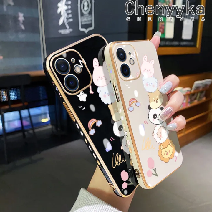 Chenyyka%20For%20Samsung%20galaxy%20A04%20M04%20F04%20A04E%20A03%20Core%20A03S%20Case%20Cartoon%20Cute%20Animal%20Luxury%20Plating%20Side%20Edge%20Pattern%20Shockproof%20Phone%20Cases%20Soft%20Silicone%20Square%20Camera%20Lens%20Protection%20Cover%20-%20Image%202