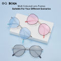 OQ BOGA 20 Styles Unisex Anti UV Photochromic Sunglasses Anti Blue Light Radiation Metal Round Frame Computer Glasses.