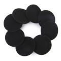 4 Pair 60mm Replacement Ear Foam Earphone Pad Covers for Headset Headphone Black - Black. 