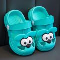 Cartoon Children Slippers Summer Indoor Non-Slip Soft Bottom Baby Boys' Hole Shoes Closed Toe Infant Girls Sandals.