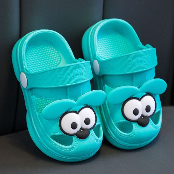 Cartoon%20Children%20Slippers%20Summer%20Indoor%20Non-Slip%20Soft%20Bottom%20Baby%20Boys'%20Hole%20Shoes%20Closed%20Toe%20Infant%20Girls%20Sandals%20-%20Image%202