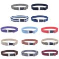 【Hey my home】Stretch Waist Belt Buckled Non-slip Unisex Flat Apparel Accessories Men Women Pants Jeans Dresses. 