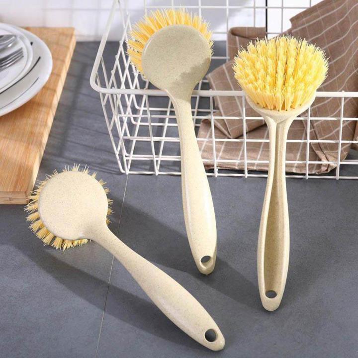 Houseeker Kitchen Cleaning Brush Long-handled Sink Dish Washing brush Pot Plate Cleaning Tools