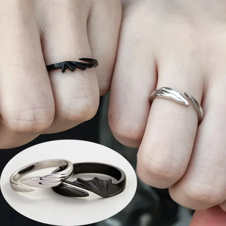 2Pcs%20Anime%20Angel%20Demon%20Couple%20Rings%20for%20Women%20Men%20Fashion%20Animal%20Adjustable%20Open%20Ring%20Promise%20Matching%20Couple%20Ring%20Party%20Gifts%20-%20Image%202
