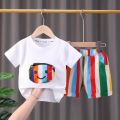 baby soft cotton export quality t-shirt set. 