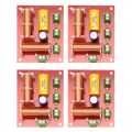 4Pcs 200W 3 Way Audio Speaker Crossover Treble + Midrange + Bass Independent Crossover Speakers Filter Frequency Divider. 