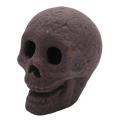 Fireproof Portable Skull Sculpture Halloween Ceramic Ornaments Skull Decor Prop.
