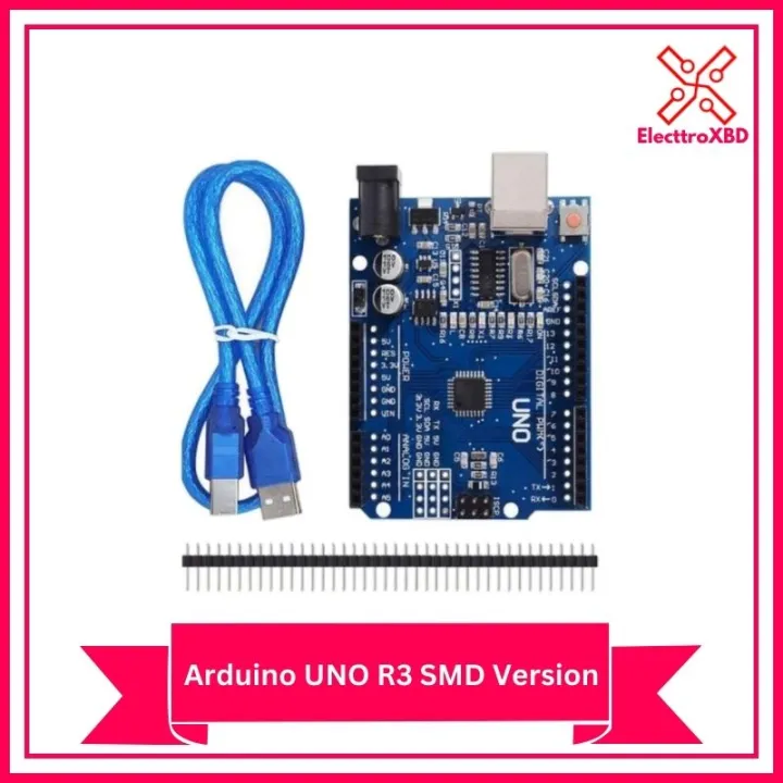 Arduino UNO r3 SMD Ch340 Version with USB Cable