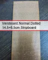 Veroboard Normal Dotted 14.5×6.5cm Stripboard Board PCB Printed Circuit Board For Prototyping Designing Weld Soldering Arduino DIY. 
