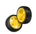 Rubber Wheel for DIY RC and Robotics Projects - 1 PC.