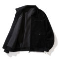 Coat Men's Autumn and Winter Fleece-lined Warm Japanese Retro Style Trends Corduroy Loose Casual Polo Collar Men's Clothing. 