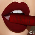 New Velvet Matte Lip Gloss Dark Red Moisturizing Liquid Lipstick Waterproof Long Lasting Non-stick Cup Lips Pigments Makeup. 