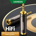 UGREEN 3.5MM to 6.5MM Audio Adapter  6.5mm Male to AUX Female to Jack Mono Audio Connector Speaker Sound Console Digital Piano Guitar Adapter. 