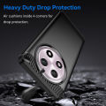 xprmy for Oppo A2 Pro Soft Carbon Fiber Brushed TPU Case Cover.