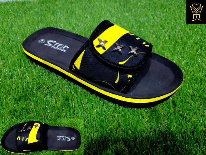 Casual Sandals - Sandals for men - Slipper for Men - Adjustable Sandal - Long Lasting sandal - Slides Slipper for Men - Home Sandal for Winter - As Same As Picture