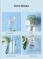 Premium 750ML Sports Water Drinking Bottle Streen Plastic Primary Rubber Raw.