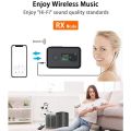 (New)Bluetooth 5.0 tranmitter & receiver with OLED Creen, 2-in-1 wirele 3.5mm Bluetooth adapter, low later. 