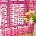 Love Heart String Curtain Window Door Divider Sheer Curtain Valance Pink. 