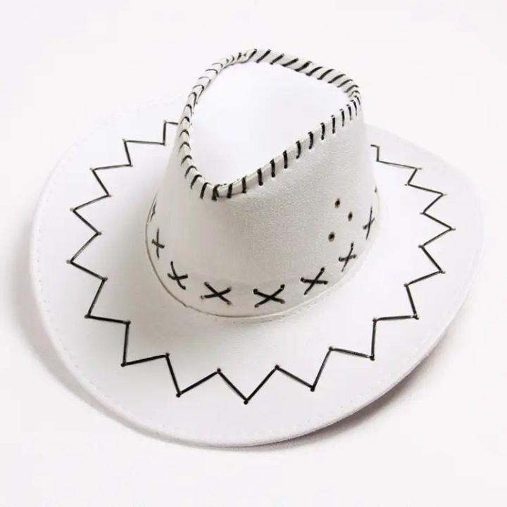 Western%20Cowboy%20Hat%20Men's%20Summer%20Outdoor%20Sun%20Hat%20Grassland%20Mongolian%20Cap%20Knight's%20Cap%20Tourist%20Hat%20Stage%20Props%20Hat%20Female%20-%20Image%202