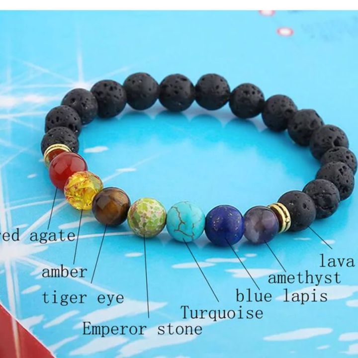Natural%20Lava%20stone%20beads%20Healing%20Balance%20bracelet%208mm%20-%20Image%202