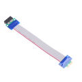 PCI Expres X1 PCI E Riser Card Extender Extension Ribbon Flexible Relocate Ribbon PCIE Extension Cable Adapter. 