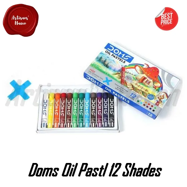 Doms%20Oil%20Pastels%2012%20Colour%20Box%20For%20Artists%20-%20Image%202