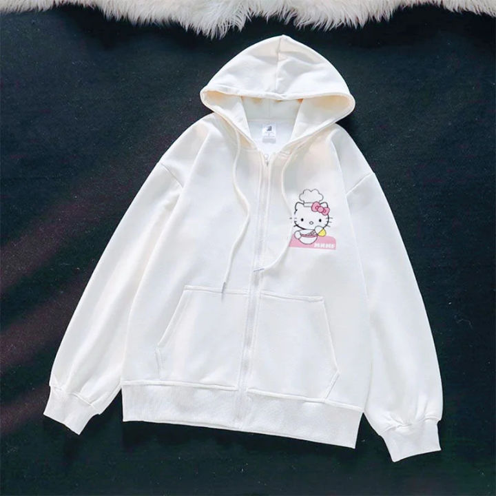 Sanrio%20Anime%20Cute%20Printed%20Hoodies%20Women%20Cartoon%20Hello%20Kitty%20Y2k%20Korean%20Students%20Loose%20Sweatshirt%20Fashion%20Sweet%20Cardigan%20Clothing%20-%20Image%205