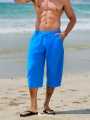 Men’s Casual Linen Shorts – Regular Fit for Hot Weather Days. 